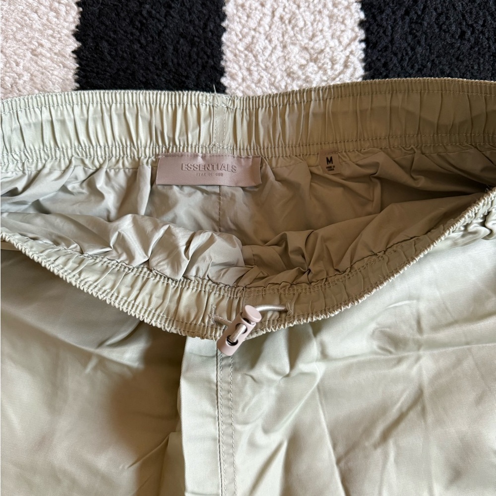 Fear of God Essentials Light Green Shorts
